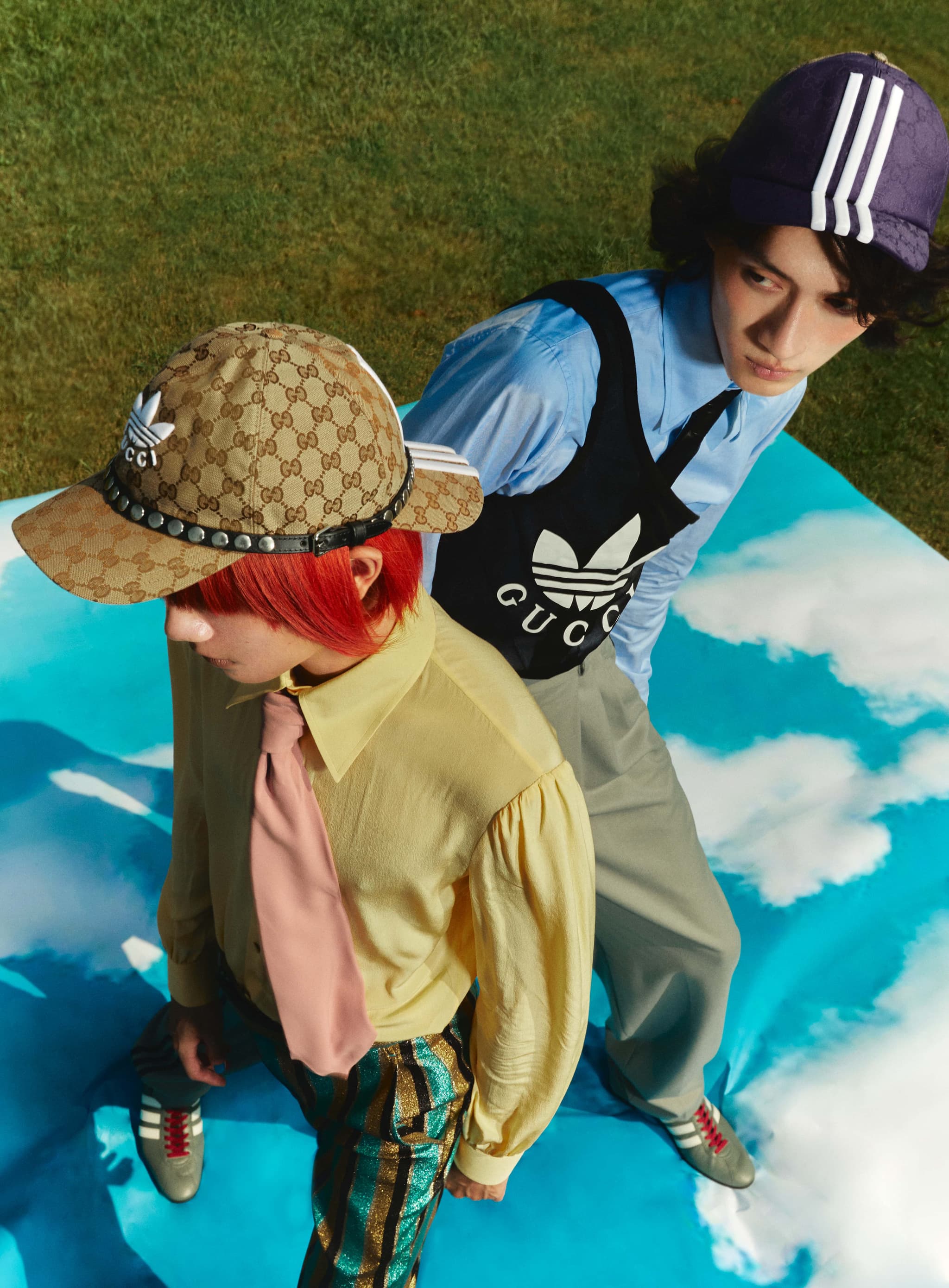 Gucci x Adidas's 2 thumbs